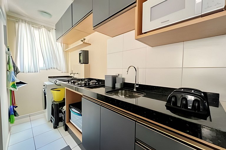 Apto aconchegante próx. ao estádio do café