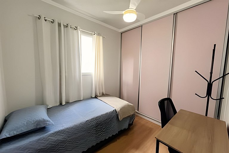 Apto aconchegante próx. ao estádio do café