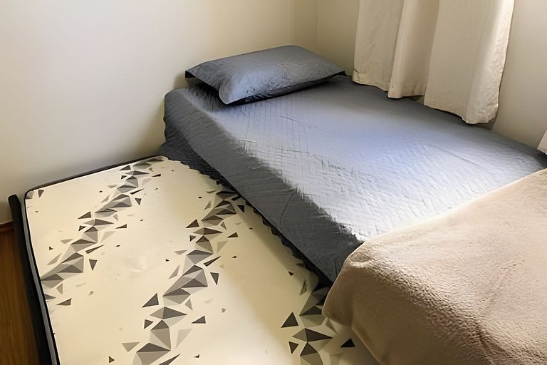 Apto aconchegante próx. ao estádio do café