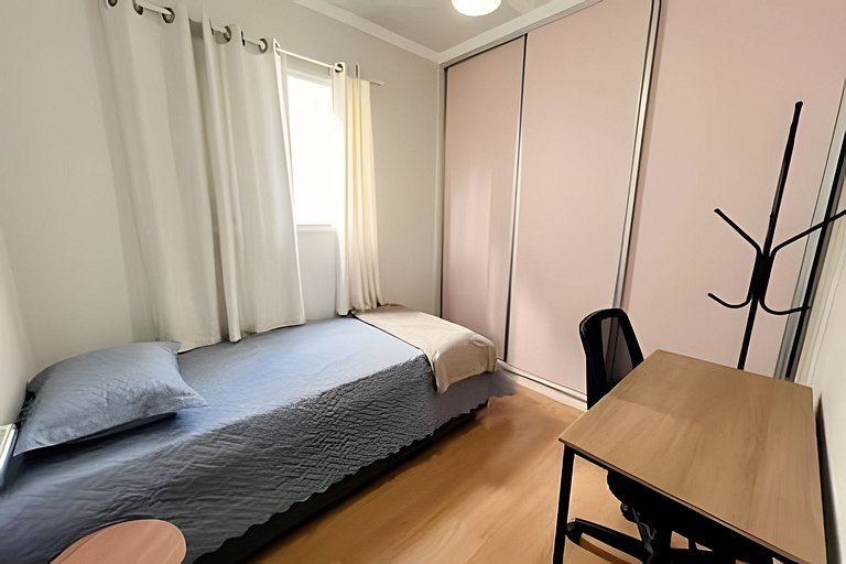 Apto aconchegante próx. ao estádio do café