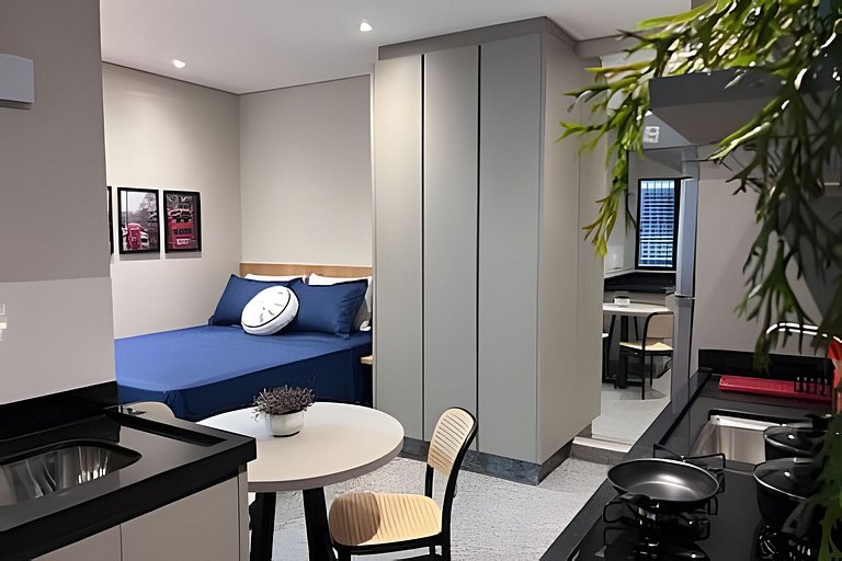 Studio Contemporâneo com Charme Londrino
