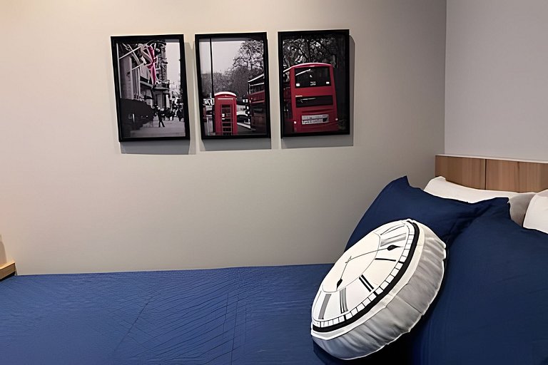 Studio Contemporâneo com Charme Londrino