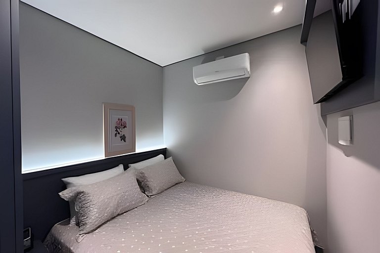 Studio Aconchegante com Atmosfera Parisiense