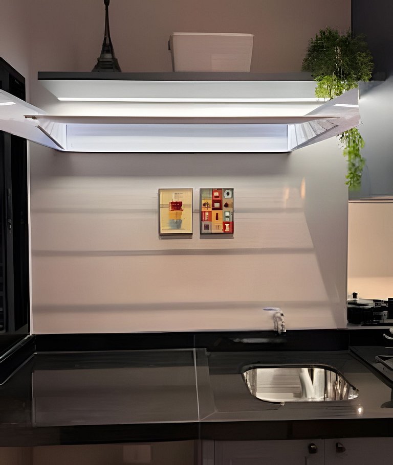 Studio Aconchegante com Atmosfera Parisiense