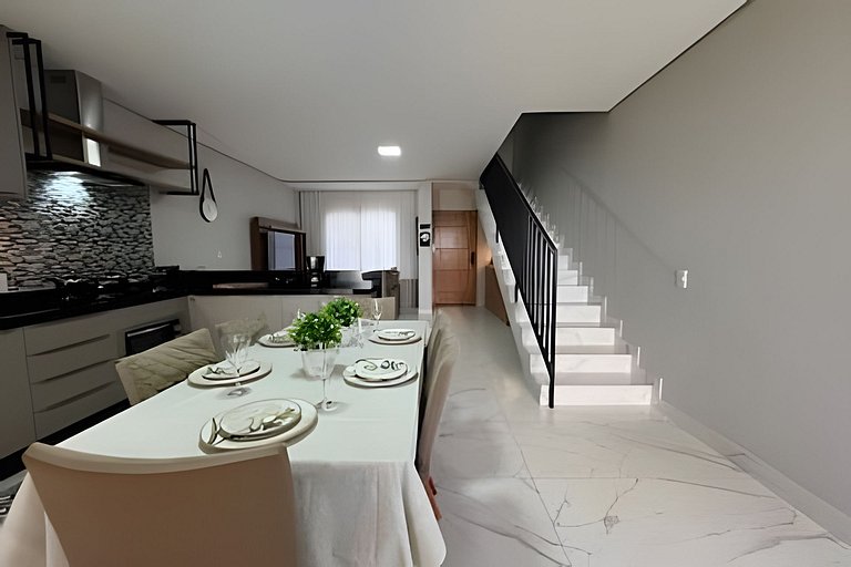 Casa • Suíte Climatizada | Churrasqueira e Quintal