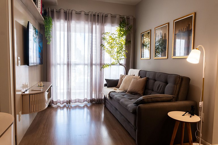 Apartamento confortável na Gleba Palhano
