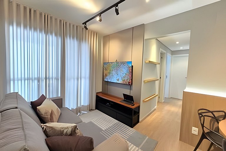 Vista Parque • Apto 2 Qts | Suíte & Home Office