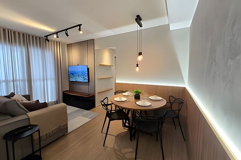 Vista Parque • Apto 2 Qts | Suíte & Home Office