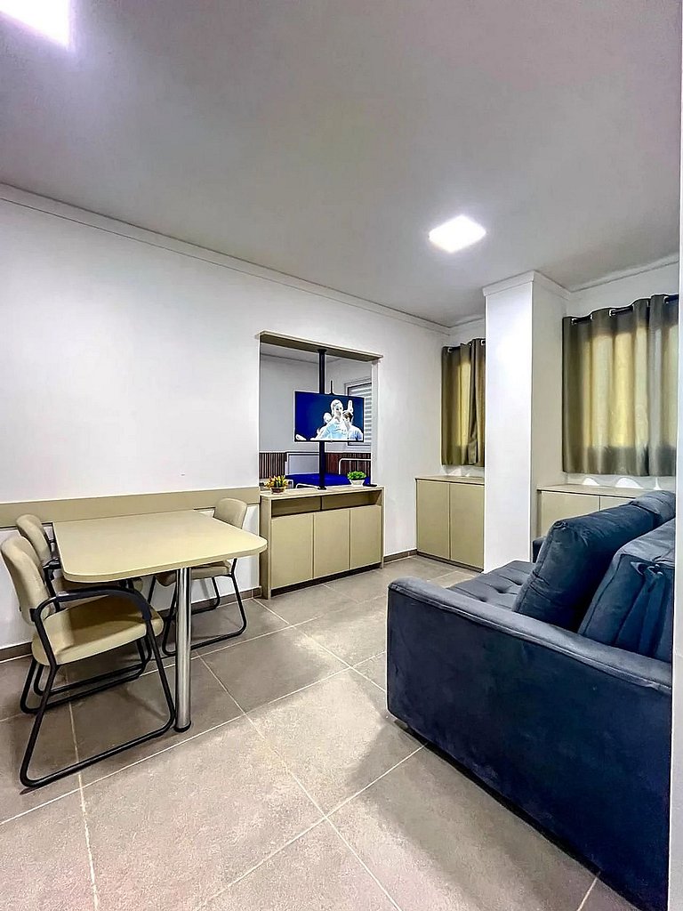 Apto central próx. a Santa Casa